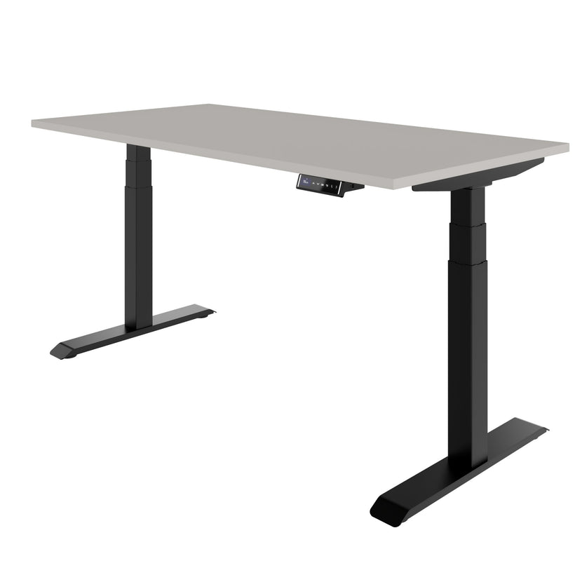 TELDRA Pro, 2-Motoren-Schreibtisch | 1600 - 2000 mm, elektrisch höhenverstellbar, Linoleum Pebble