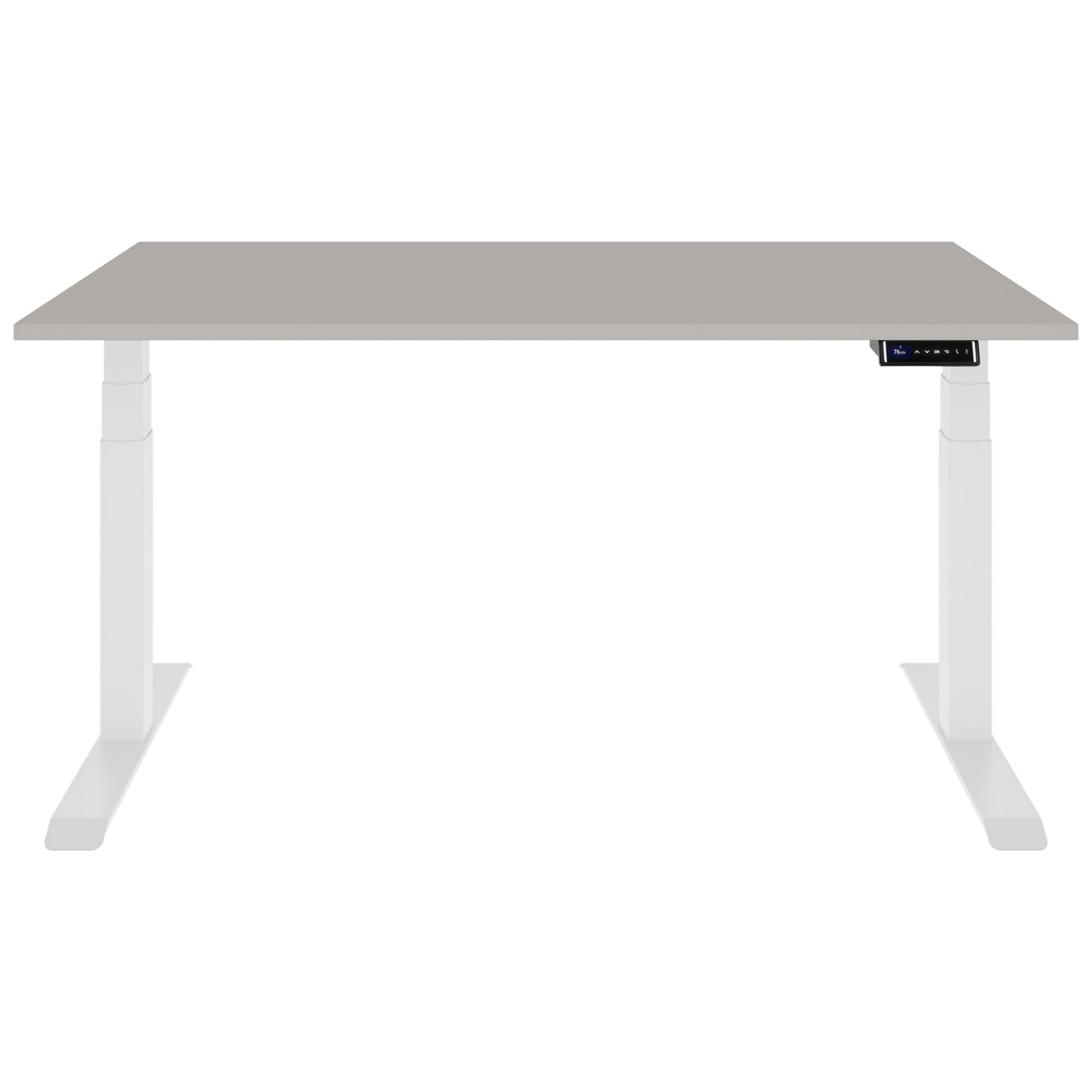 TELDRA Pro, 2-Motoren-Schreibtisch | 1600 - 2000 mm, elektrisch höhenverstellbar, Linoleum Pebble
