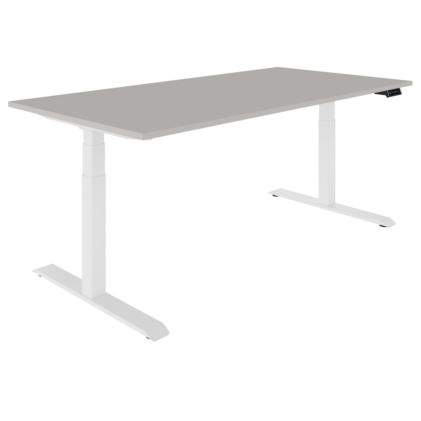 TELDRA Pro, 2-Motoren-Schreibtisch | 1600 - 2000 mm, elektrisch höhenverstellbar, Linoleum Pebble