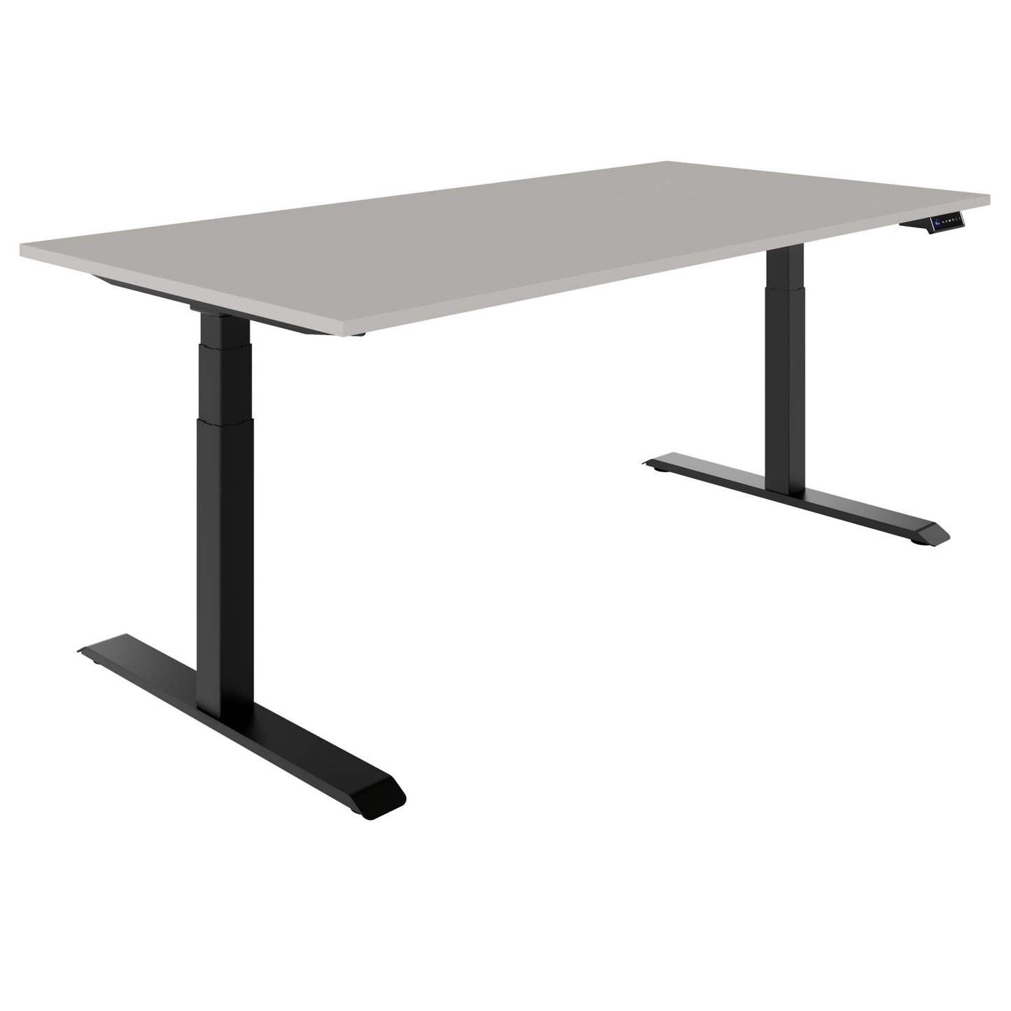 TELDRA Pro, 2-Motoren-Schreibtisch | 1600 - 2000 mm, elektrisch höhenverstellbar, Linoleum Pebble