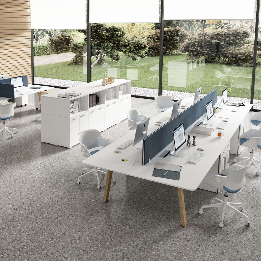 BRALCO Take Off Country 2-person team desk