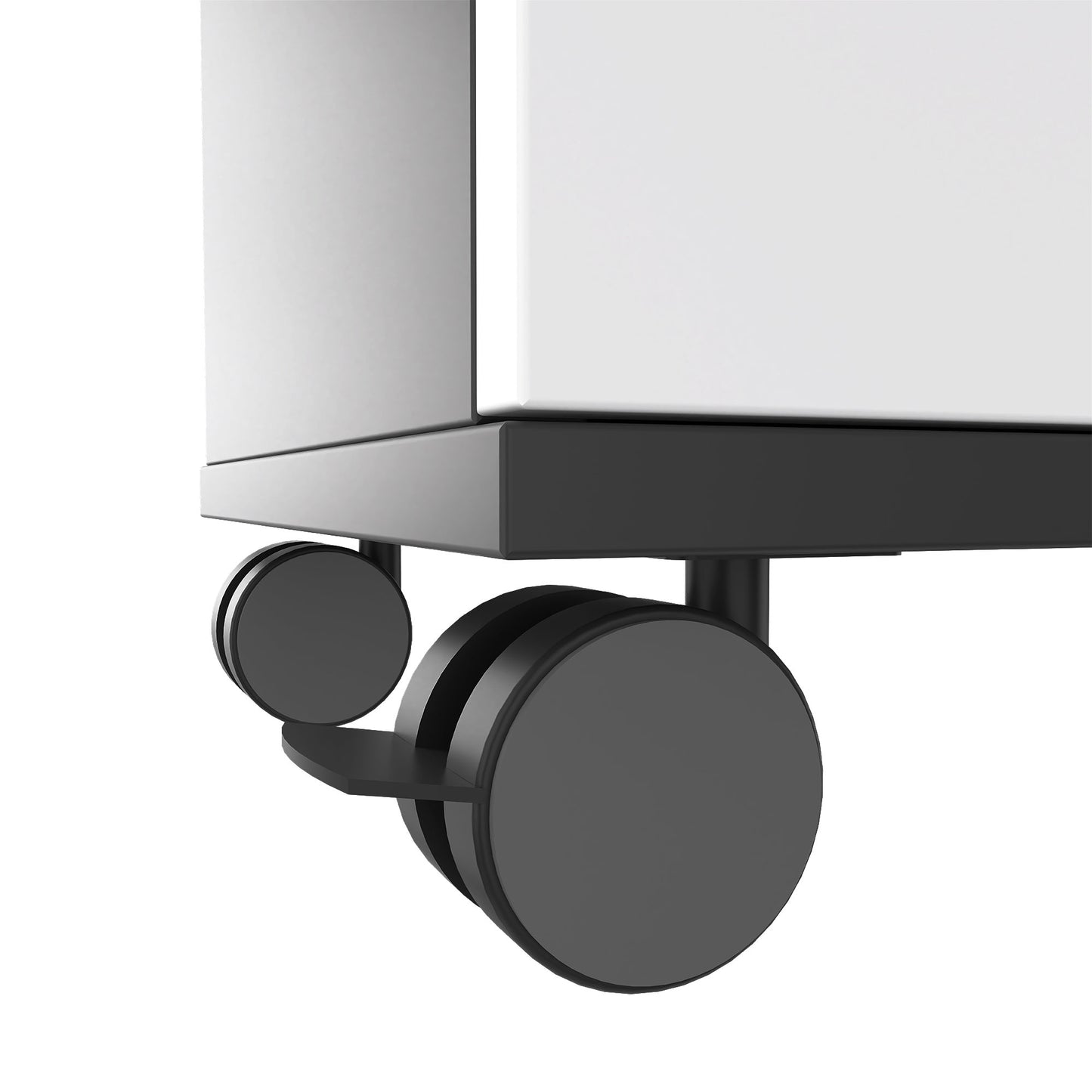 UNI / CHOICE Rolls de meubles | Jusqu'à 1600 mm de largeur d'armoire, 400 kg résilient, 4 pièces