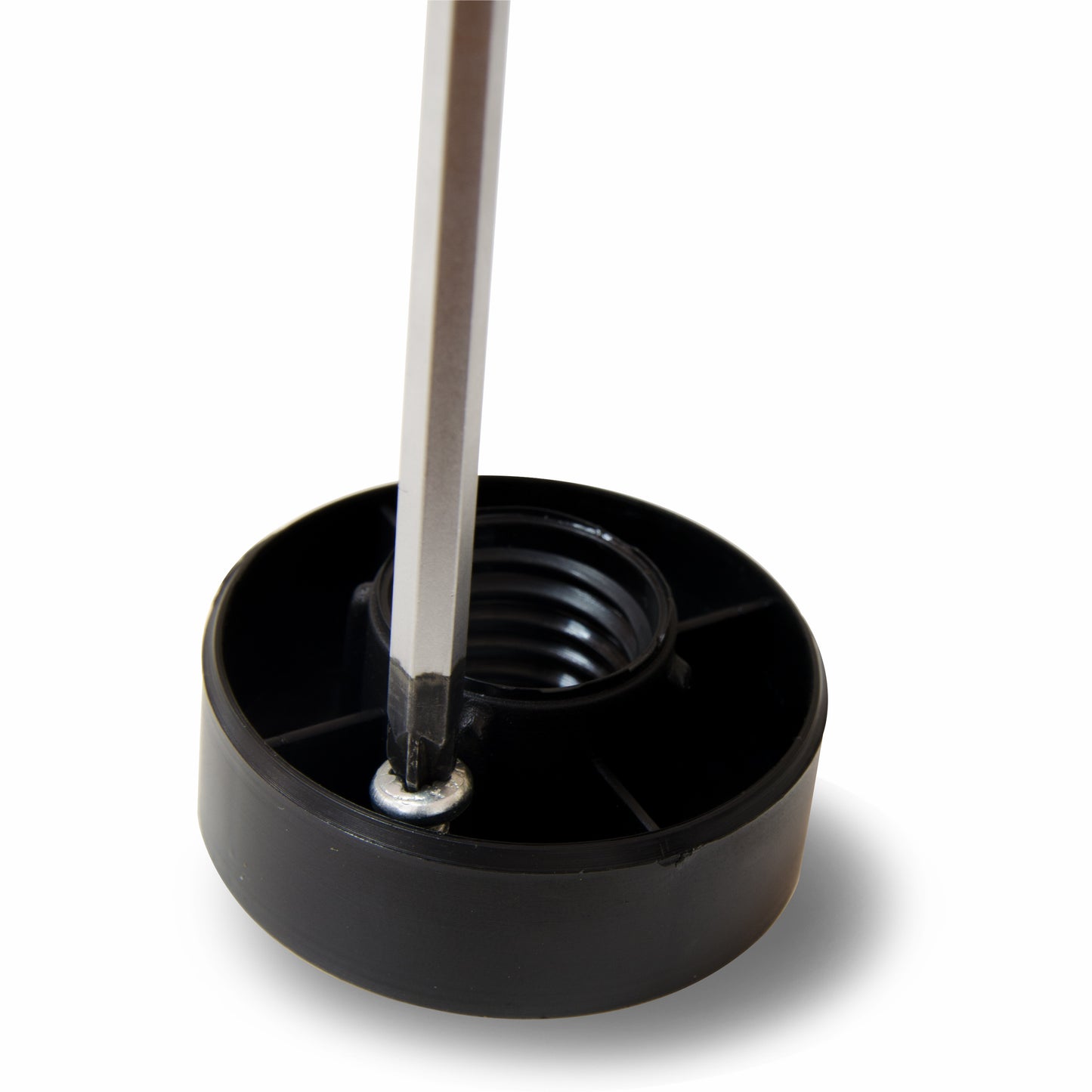 UNI Pieds en plastique | Pour armoires de bureau (5 pièces), noir