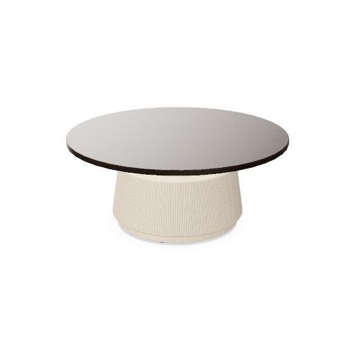DORIA Couchtisch | Ø 800-1200 mm, Säule
