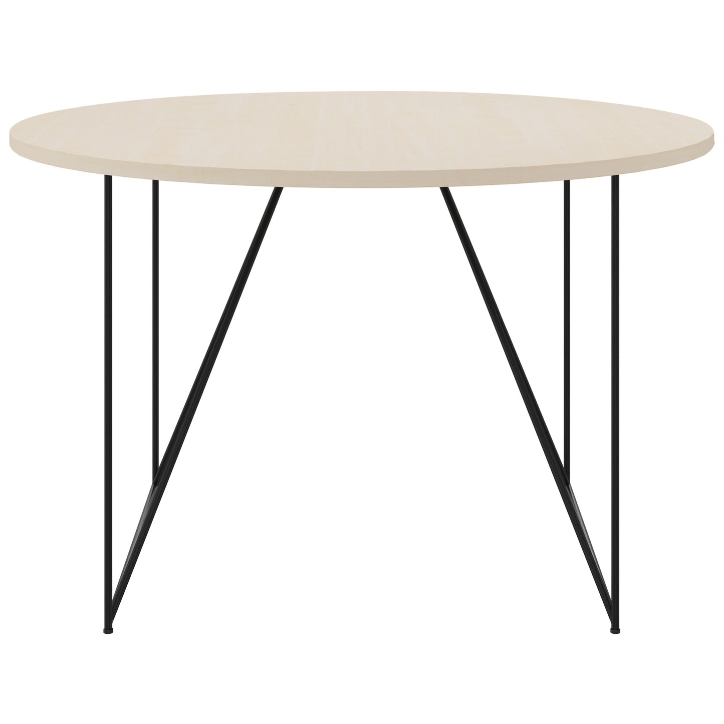AIR Tableau de réunion | Round, Ø 1200 mm (4 personnes), érable