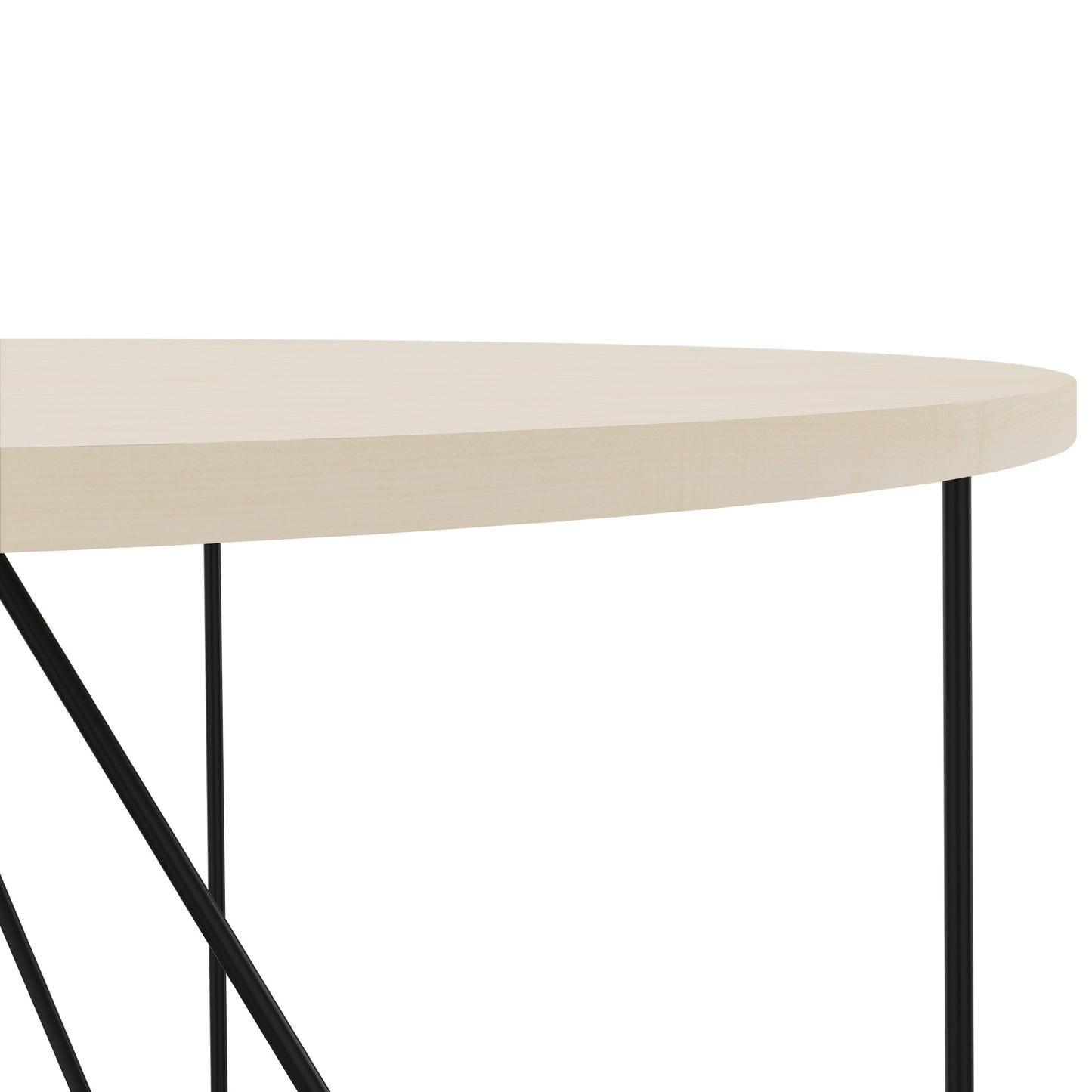 AIR Tableau de réunion | Round, Ø 1200 mm (4 personnes), érable