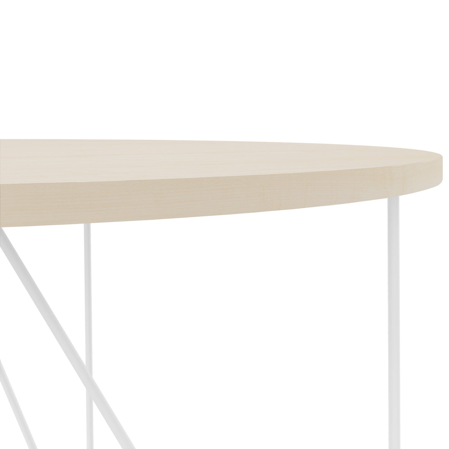 AIR Tableau de réunion | Round, Ø 1200 mm (4 personnes), érable