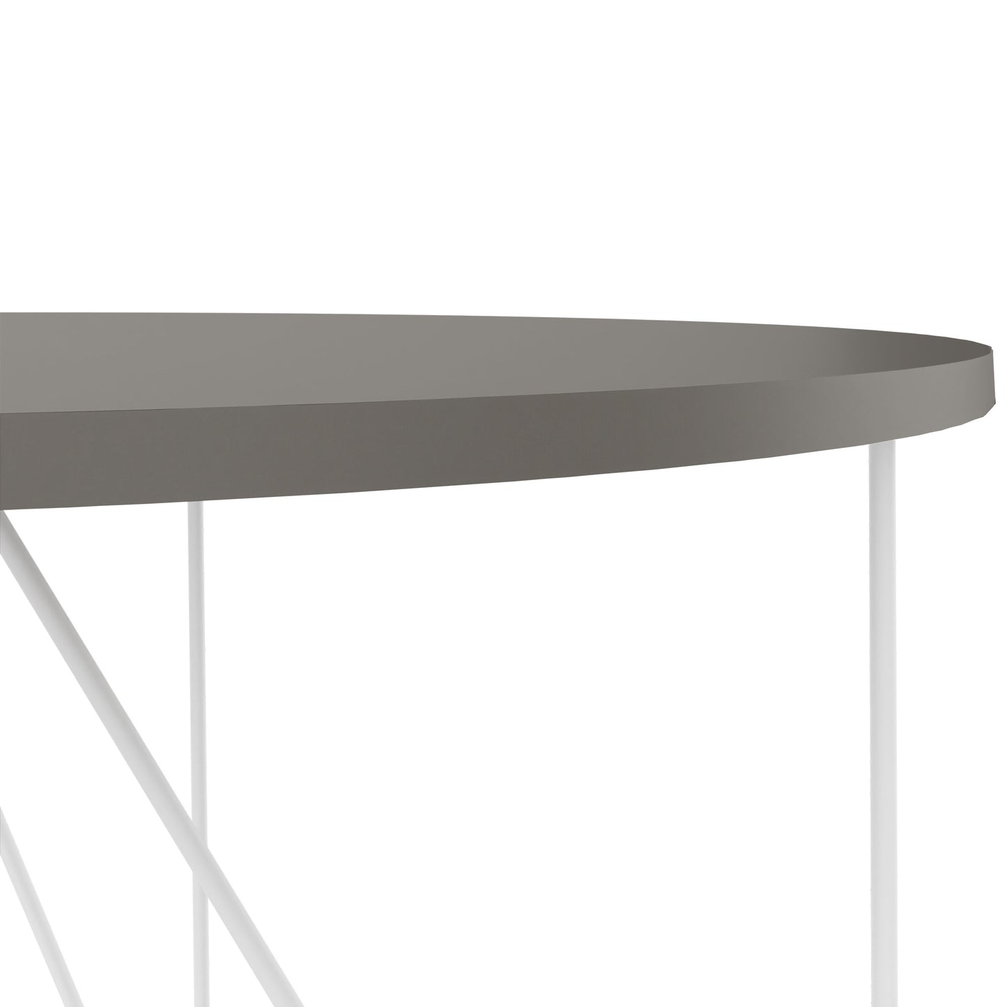 AIR Tabella delle riunioni | Round, Ø 1200 mm (4 persone), grigio cubanite