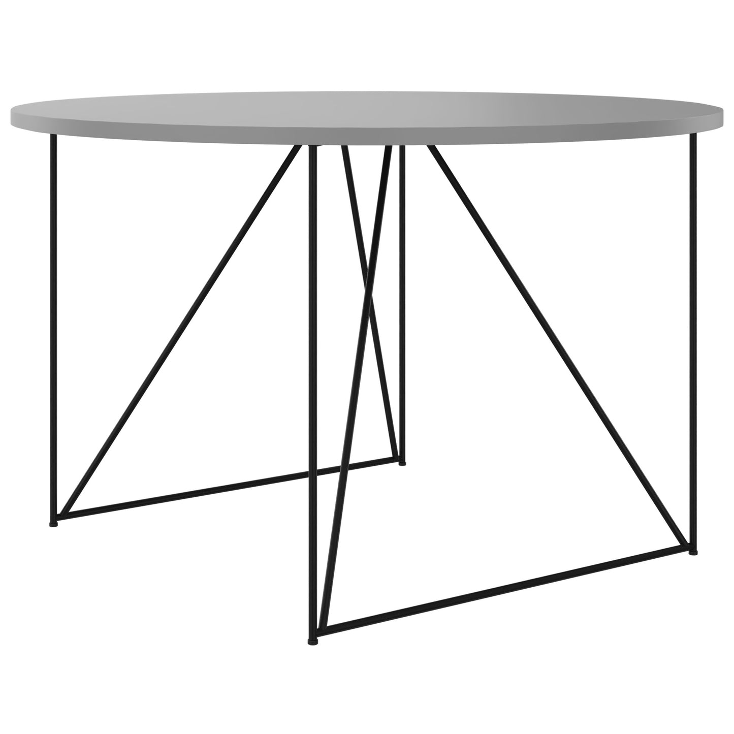 AIR Tableau de réunion | Rond, Ø 1200 mm (4 personnes), gris perlé