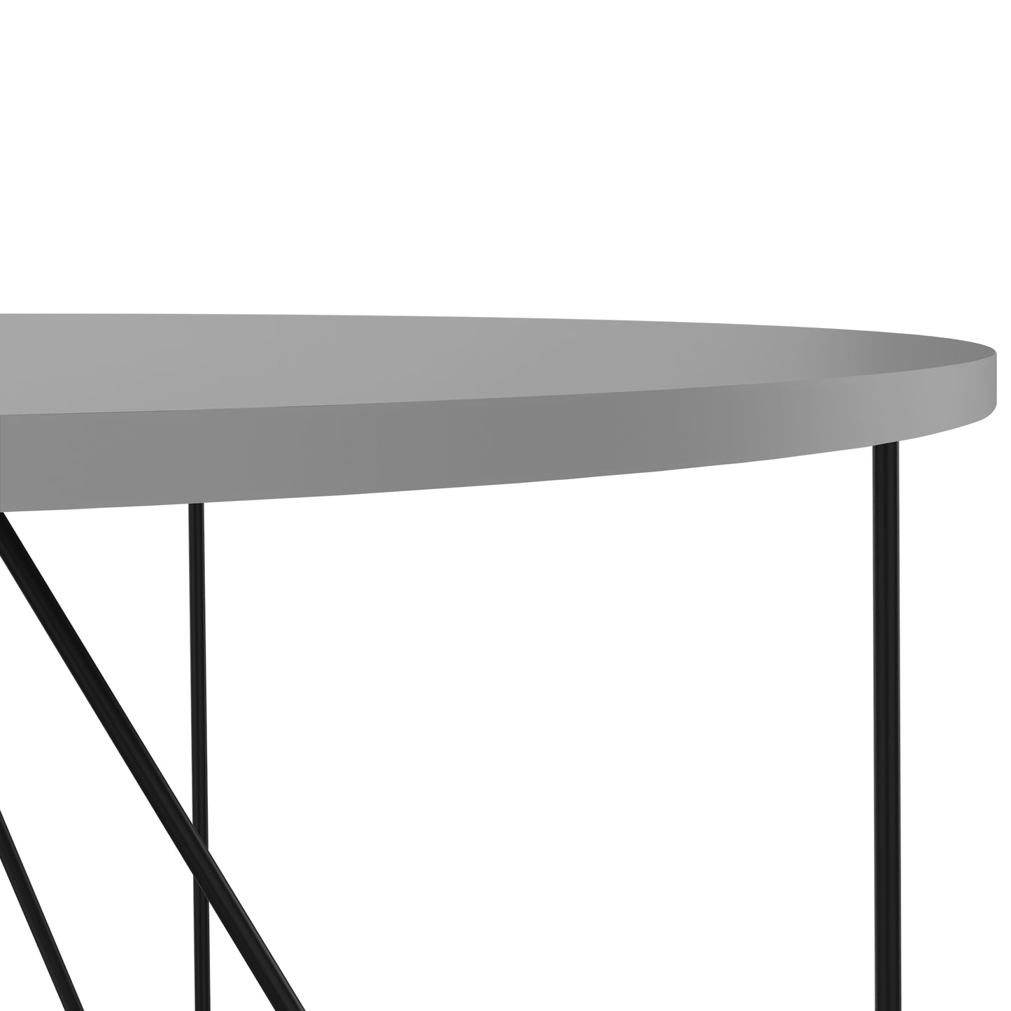 AIR Tableau de réunion | Rond, Ø 1200 mm (4 personnes), gris perlé