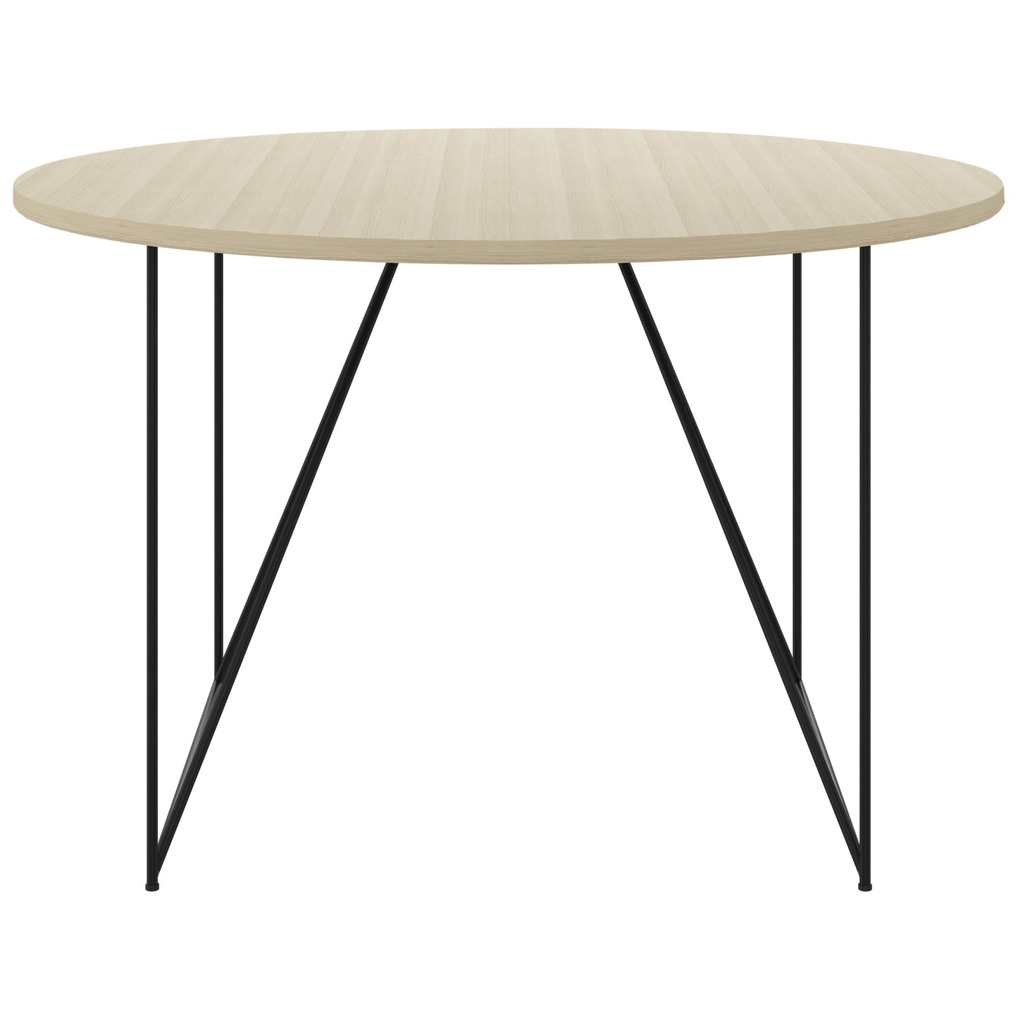 AIR Tableau de réunion | Rond, Ø 1200 mm (4 personnes), cendres de sable