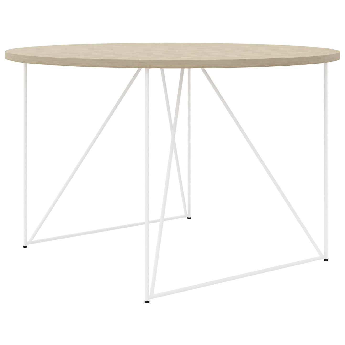 AIR Tableau de réunion | Rond, Ø 1200 mm (4 personnes), cendres de sable