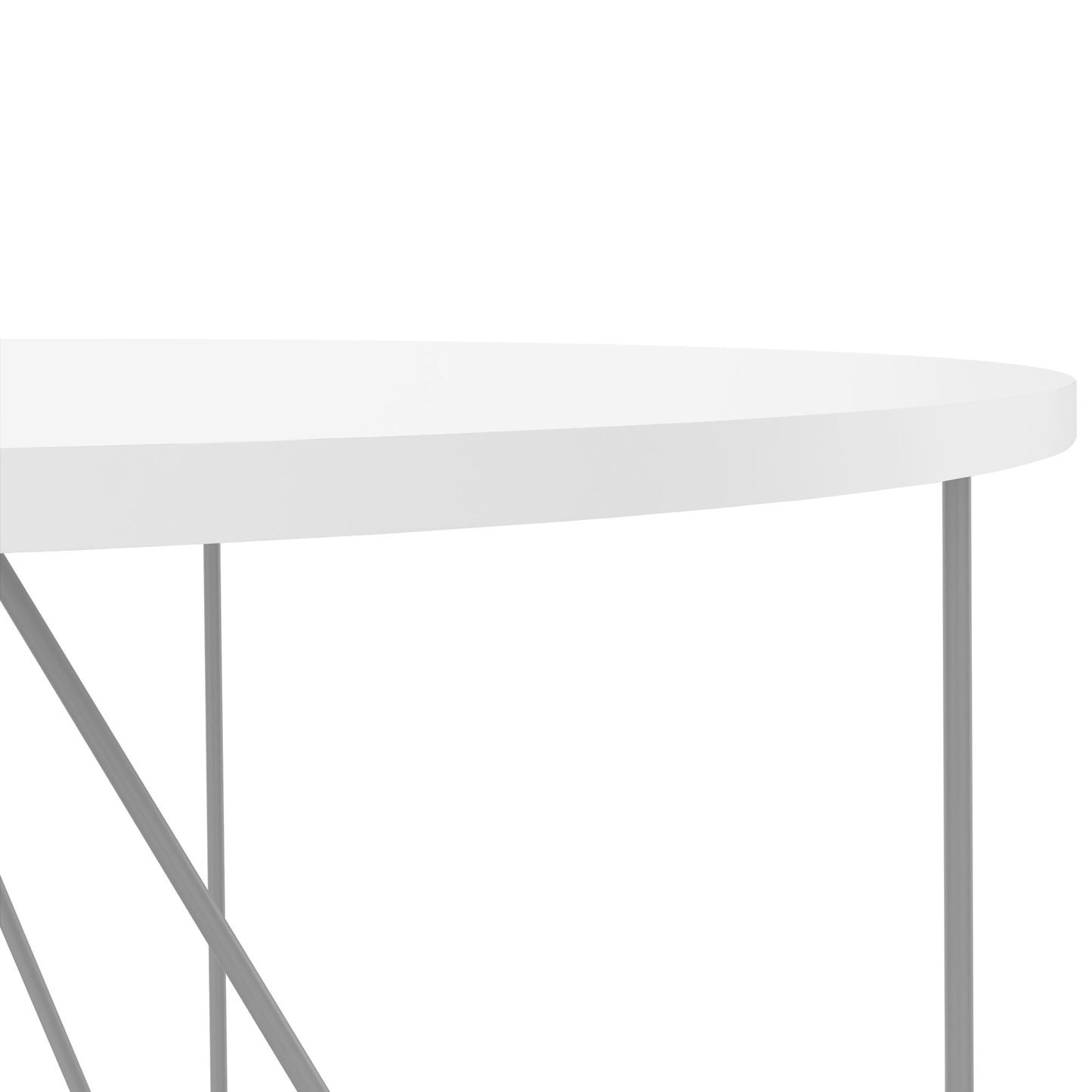 AIR Tableau de réunion | Rond, Ø 1200 mm (4 personnes), blanc