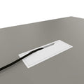 AIR Tavolo da conferenza | Elettrificato, 2200 x 1300 mm, grigio cubanite - 5 Thumbnail Image