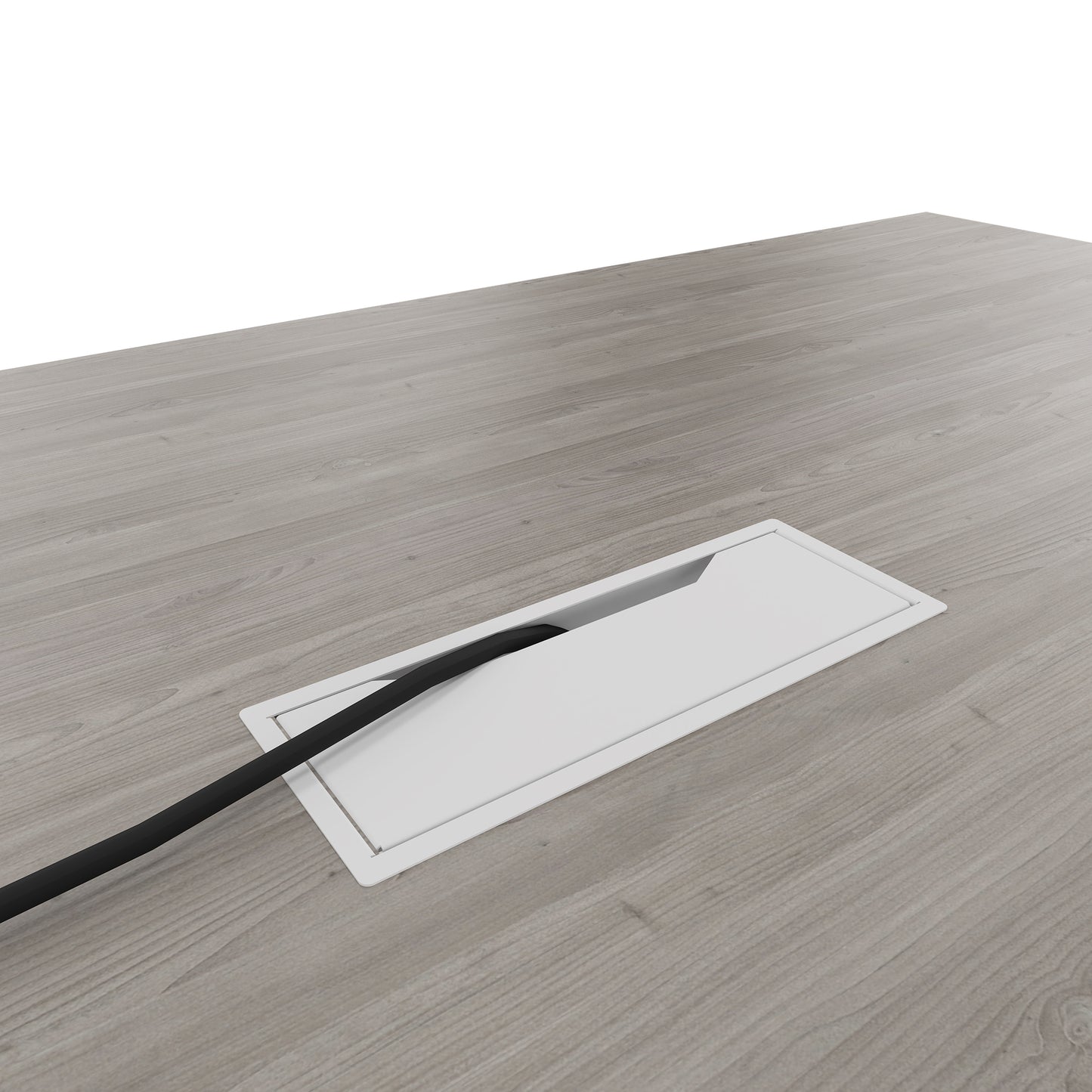 AIR Tabella della conferenza | Elettrificato, 2200 x 1300 mm, grigio di quercia nord