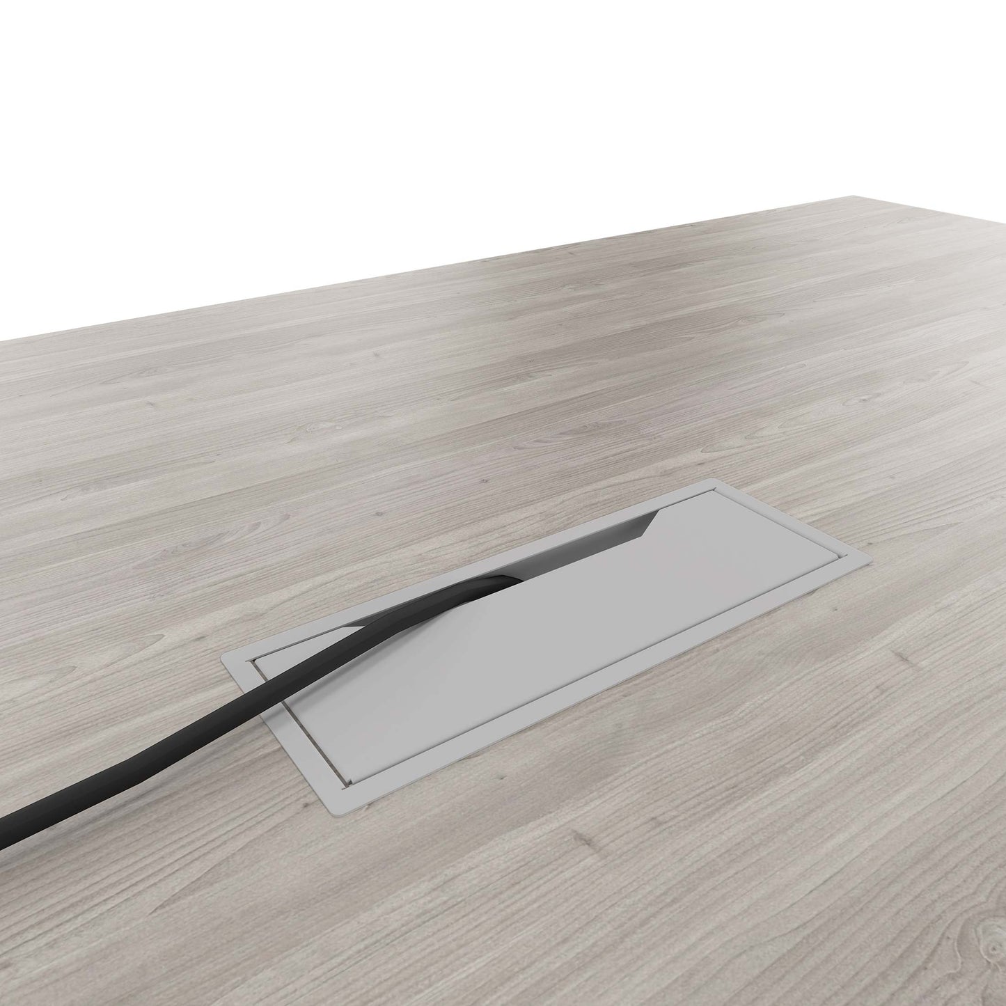 AIR Tabella della conferenza | Elettrificato, 2200 x 1300 mm, grigio di quercia nord