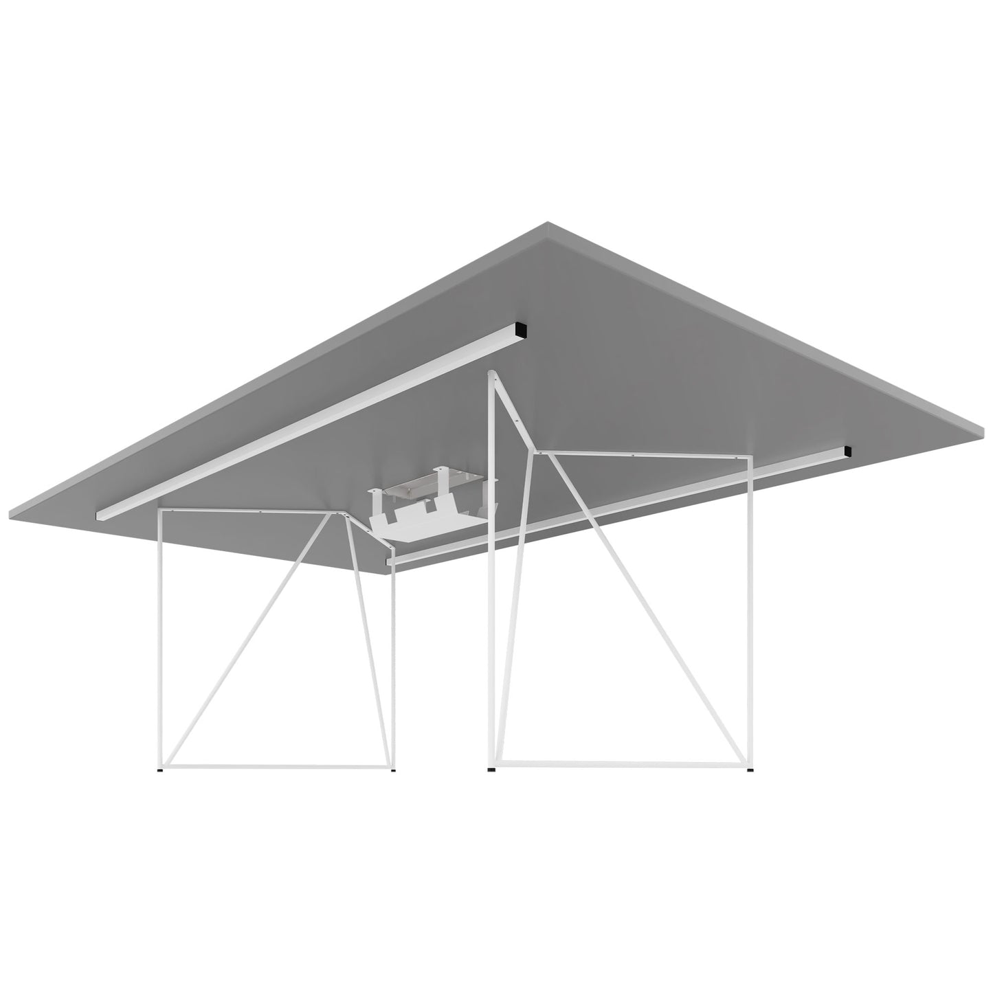 AIR Tabella della conferenza | Elettrificato, 2200 x 1300 mm, grigio perla