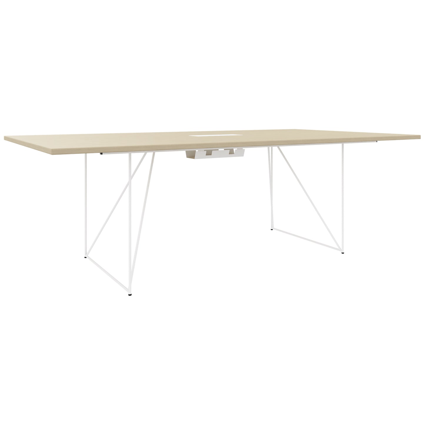 AIR Tabella della conferenza | Elettrificato, 2200 x 1300 mm, cenere di sabbia