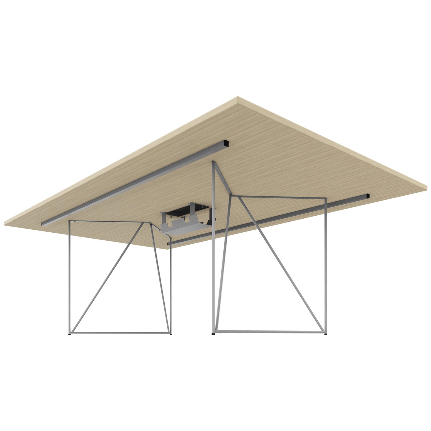 AIR Tabella della conferenza | Elettrificato, 2200 x 1300 mm, cenere di sabbia