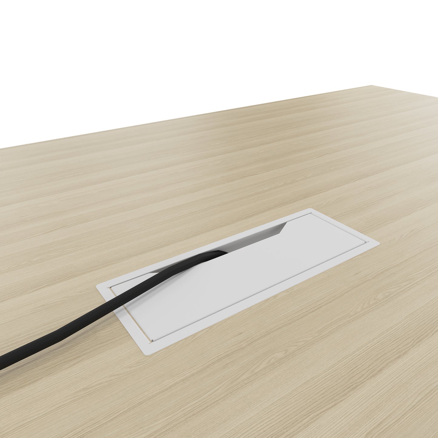 AIR Tabella della conferenza | Elettrificato, 2200 x 1300 mm, cenere di sabbia