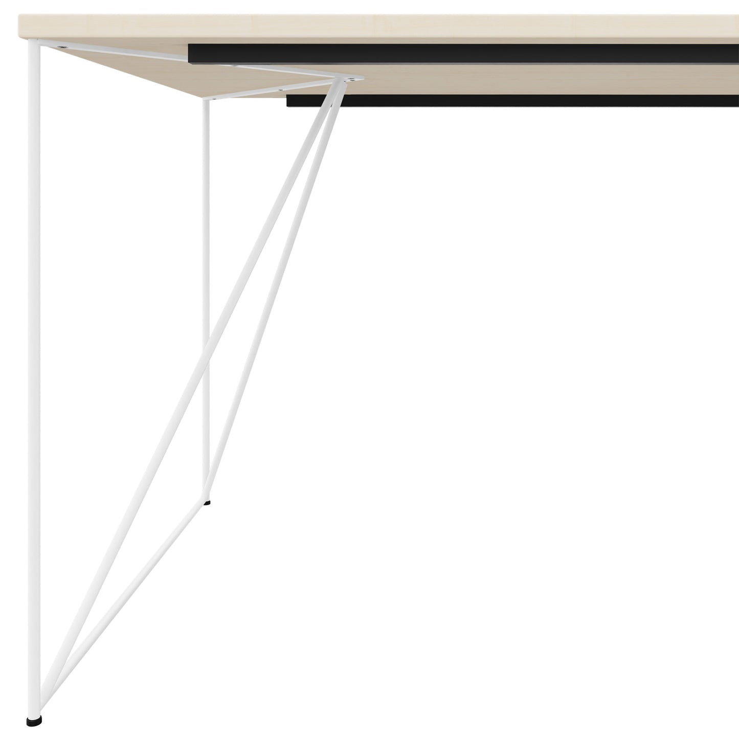 AIR Schreibtisch | 1600 - 1800 mm, Ahorn