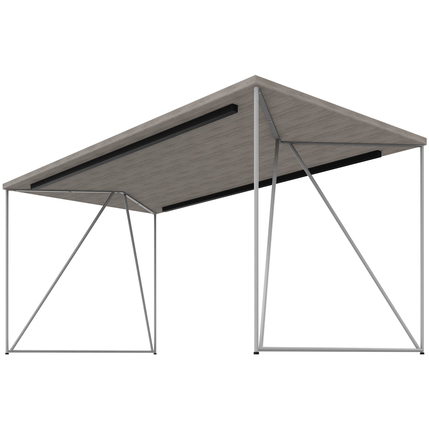 AIR Schreibtisch | 1600 - 1800 mm, Nordeiche grau