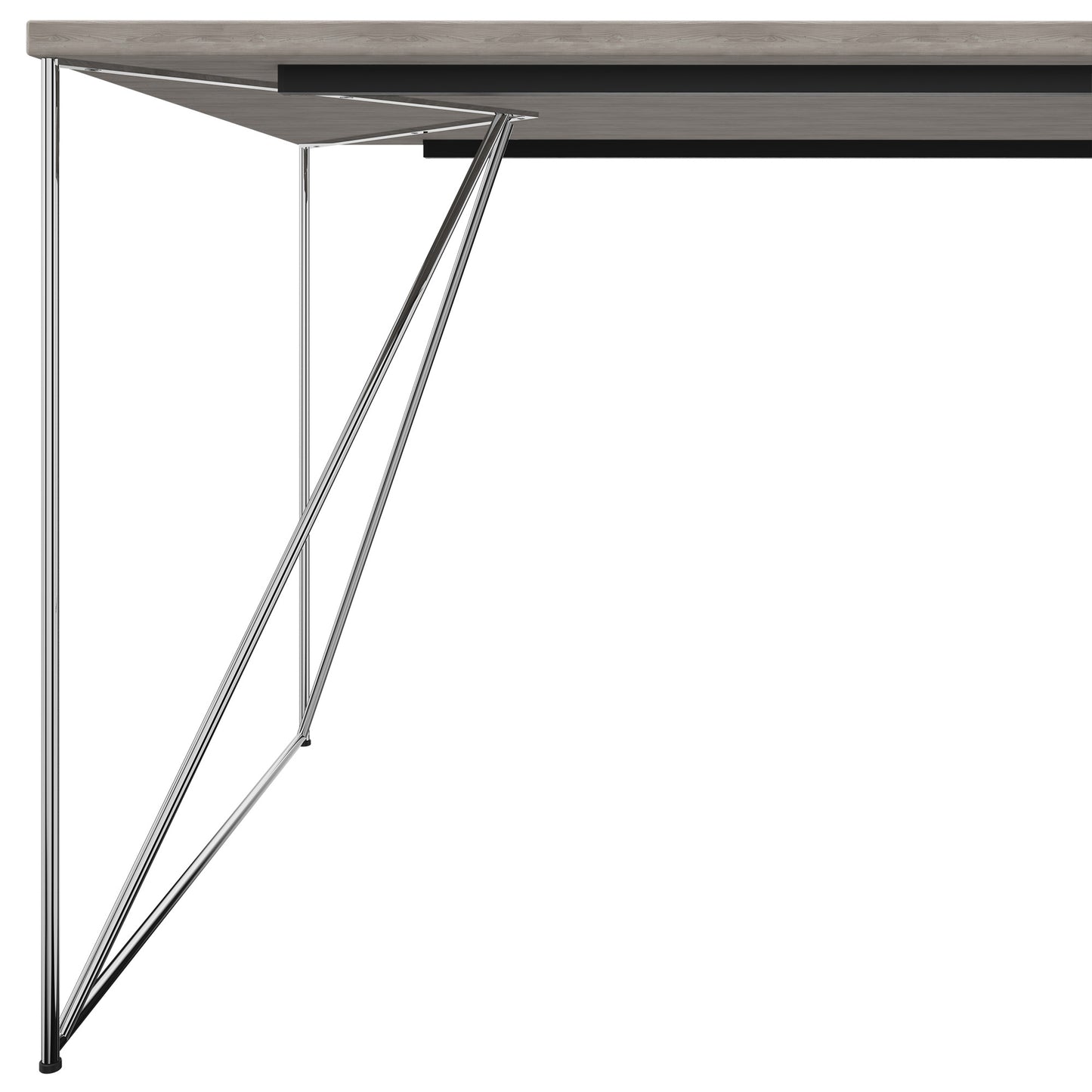 AIR Schreibtisch | 1600 - 1800 mm, Nordeiche grau