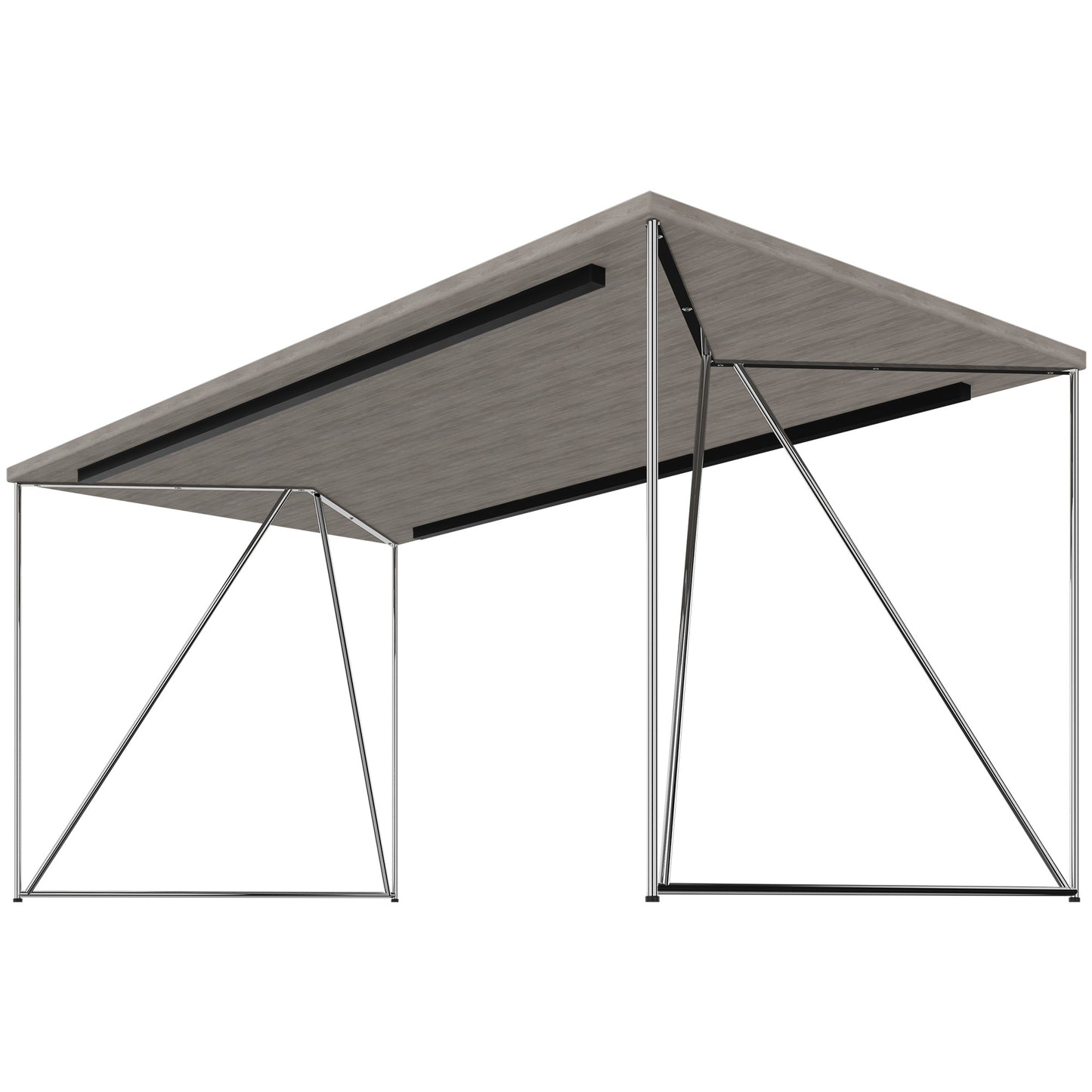 AIR Schreibtisch | 1600 - 1800 mm, Nordeiche grau