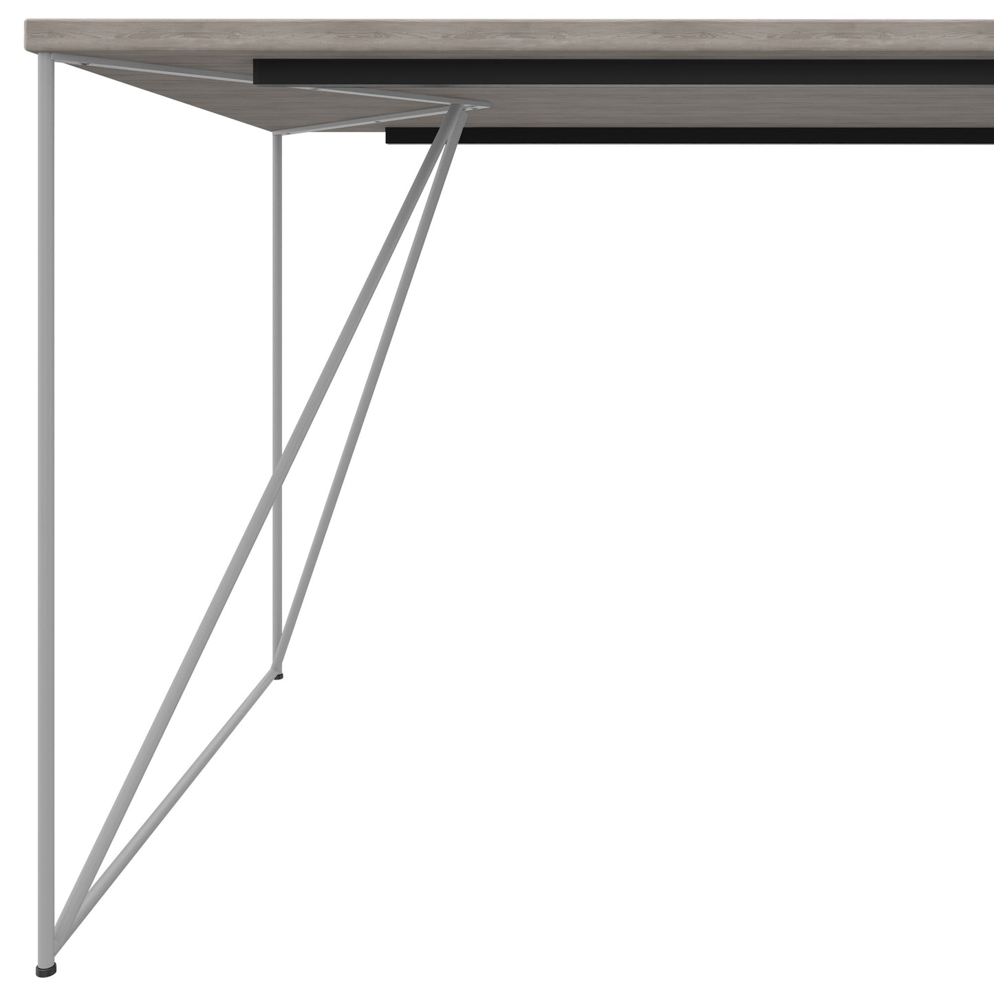 AIR Schreibtisch | 1600 - 1800 mm, Nordeiche grau