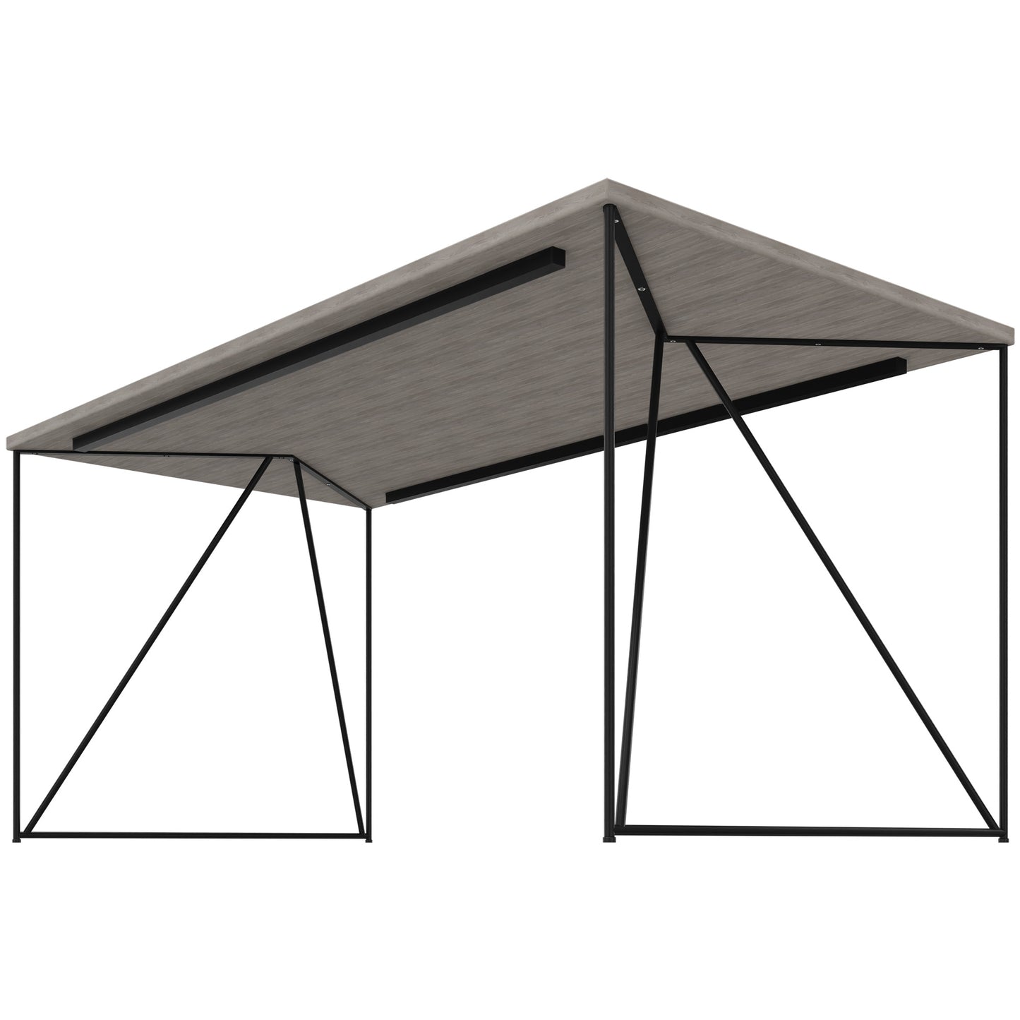 AIR Schreibtisch | 1600 - 1800 mm, Nordeiche grau