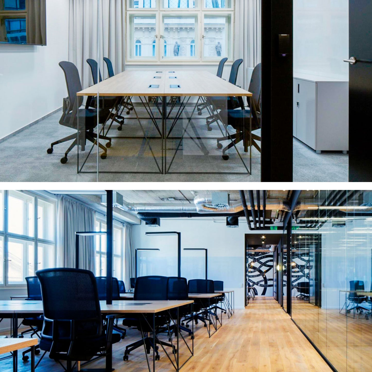 AIR desk | 1600 - 1800 mm, pearl gray