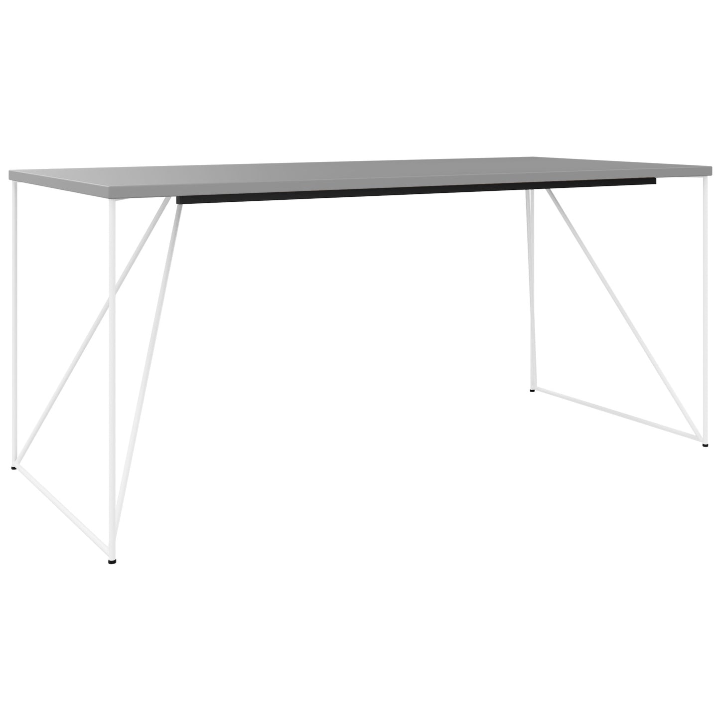 AIR Scrivania | 1600 - 1800 mm, grigio perla