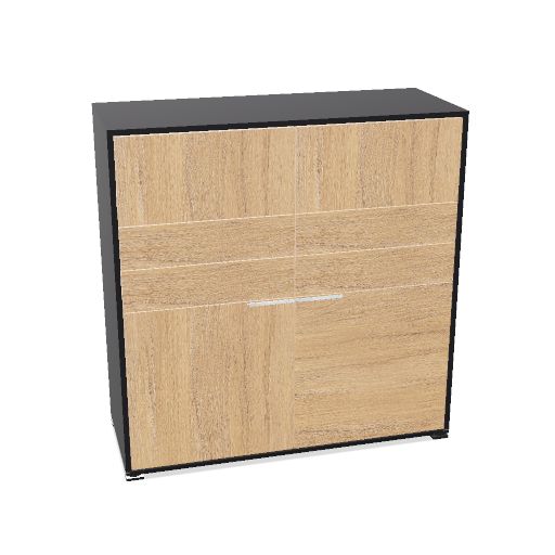 ARCOSIA Highboard | 1170 x 1200 mm, Schubladen mit Push-to-Open