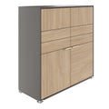 ARCOSIA Highboard | 1170 x 1200 mm, Schubladen mit Push-to-Open - 1 Thumbnail Image