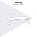 ARKONIS Schreibtisch | 2000-2200 x 745 mm, Glasplatte - 12 Thumbnail Image