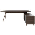 ARKONIS Schreibtisch mit Sideboard | 2000-2200 x 745 mm - 4 Thumbnail Image