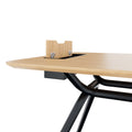 ARQUS Chefschreibtisch | 1800-2200 x 760 mm, Echtholzfurnier - 19 Thumbnail Image
