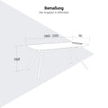 ARQUS Chefschreibtisch | 1800-2200 x 760 mm, Echtholzfurnier - 22 Thumbnail Image
