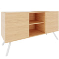ARQUS Lowboard | 1400 x 760 mm, Push-To-Open, Echtholzfurnier - 13 Thumbnail Image