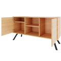 ARQUS Lowboard | 1400 x 760 mm, Push-To-Open, Echtholzfurnier - 4 Thumbnail Image