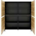 ART Aktenschrank | 4 OH, 1600 x 1760 mm, Wildeiche-Dunkelgrau - 3 Thumbnail Image