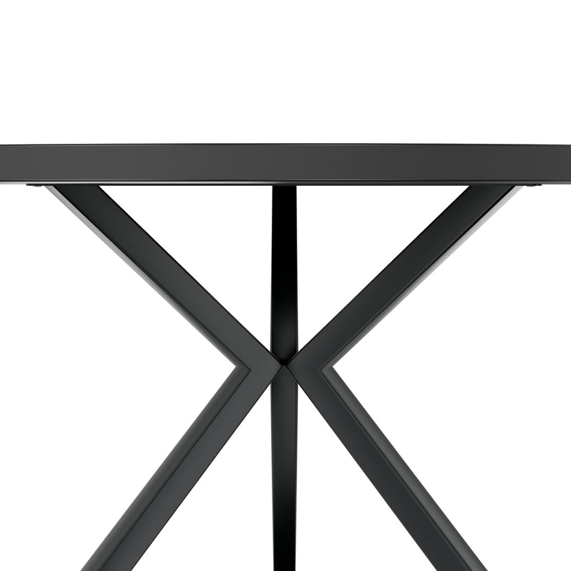 ART Tableau de réunion | Rond, Ø 1200 mm, gris foncé