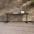 ART Chef-Schreibtisch | 2000 x 900 mm, elektrisch höhenverstellbar, Dunkelgrau - 2 Thumbnail Image