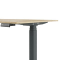 ART Chef-Schreibtisch mit Sideboard | 2130 x 1800 mm, elektrisch höhenverstellbar, Wildeiche - 11 Thumbnail Image