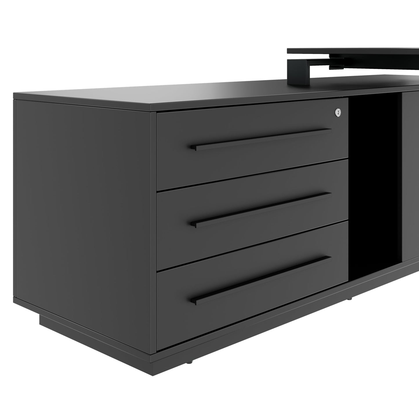 ART Chief description | 2240 x 1800 mm, integrated lowboard, dark gray