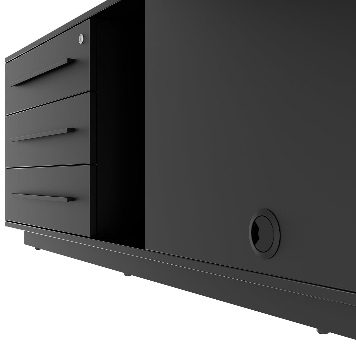 ART Chief description | 2240 x 1800 mm, integrated lowboard, dark gray