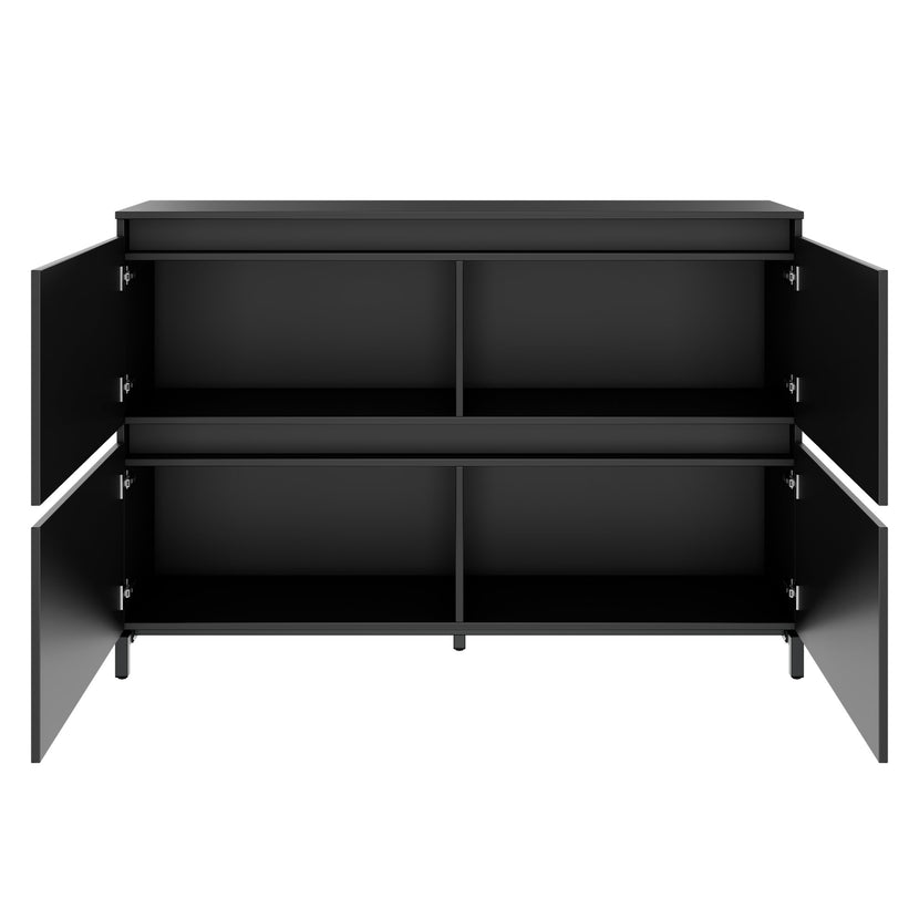 ART Highboard | 2 OH, 1600 x 1080 mm, grigio scuro