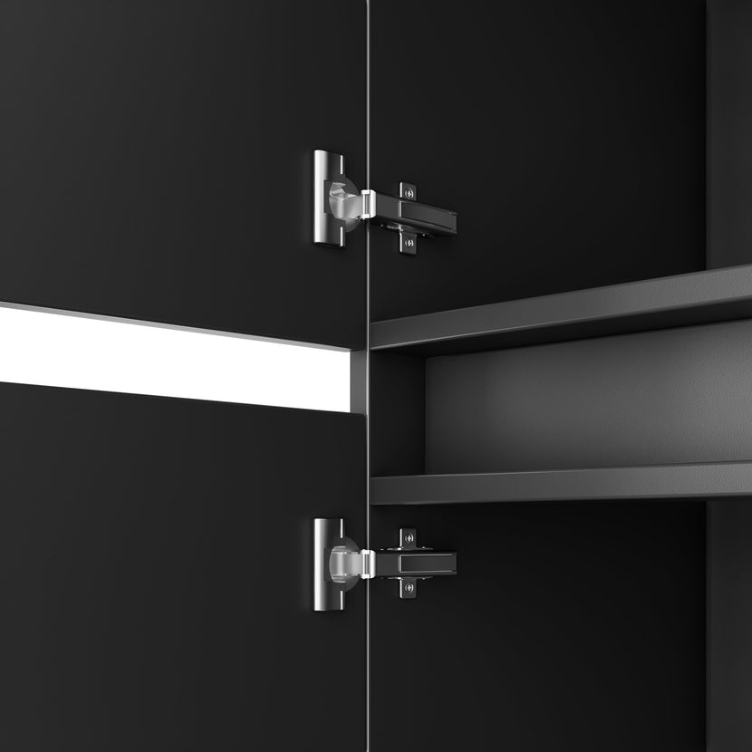 ART Highboard | 3 Oh, 1600 x 1560 mm, dark gray