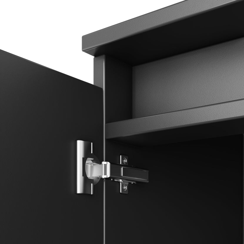 ART Highboard | 3 Oh, 1600 x 1560 mm, dark gray