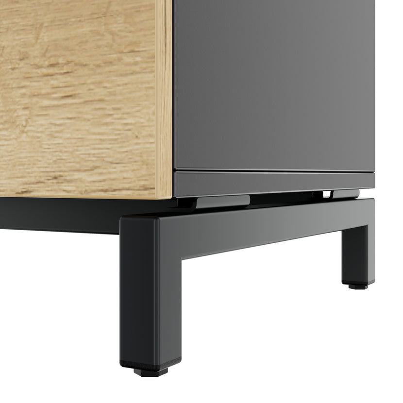 ART Highboard | 3 Oh, 1600 x 1560 mm, wild oak dark gray